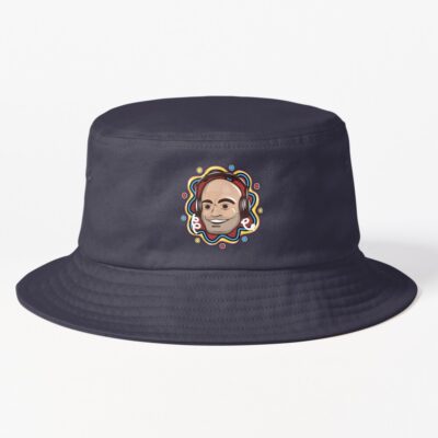 Not Your Average Joe - Joe Rogan Illustration (White) Bucket Hat Official Joe Rogan Merch