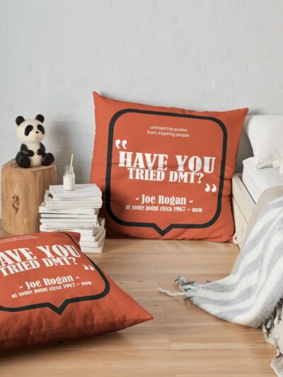 Have You Tried? - Joe Rogan Throw Pillow Official Joe Rogan Merch