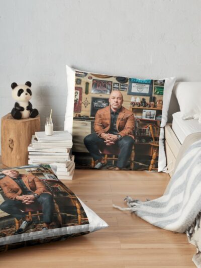 Jre Vibes Tee Throw Pillow Official Joe Rogan Merch