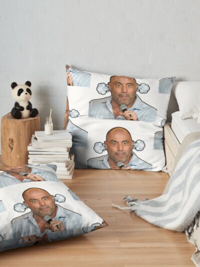 Rogan Joe Angy Throw Pillow Official Joe Rogan Merch