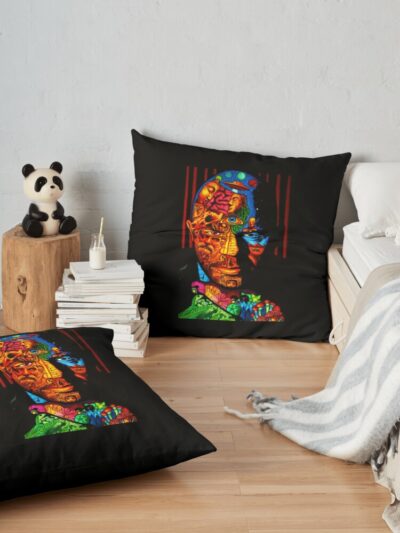 Joe Rogan Kali Yuga Throw Pillow Official Joe Rogan Merch