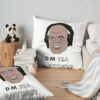 Joe Rogan, Dm Tea Anyone? Throw Pillow Official Joe Rogan Merch