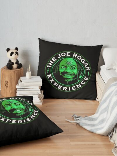 The Joe Rogan Experience| Perfect Gift Throw Pillow Official Joe Rogan Merch