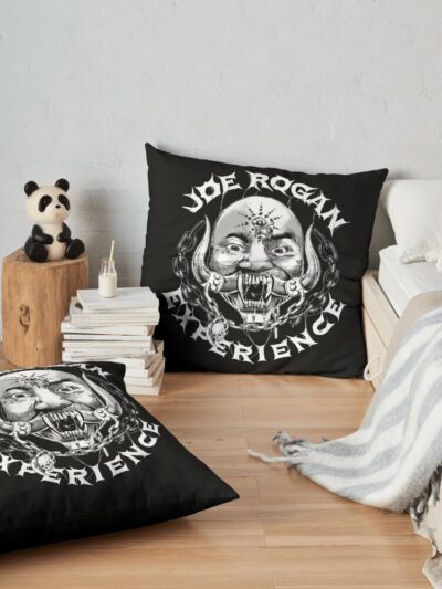 The Joe Rogan Experience Throw Pillow Official Joe Rogan Merch