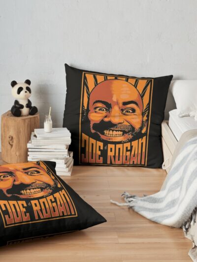 The Joe Rogan Experience| Perfect Gift Throw Pillow Official Joe Rogan Merch