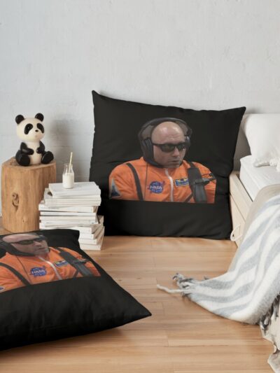 Joe Rogan Throw Pillow Official Joe Rogan Merch