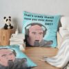 Joe Rogan Throw Pillow Official Joe Rogan Merch