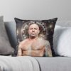 Joe Rogan Portrait Jre Throw Pillow Official Joe Rogan Merch