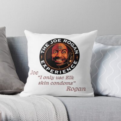 Joe Rogan Elk Quote Joe Quote Rogan Jre Joe Rogan Experience Throw Pillow Official Joe Rogan Merch