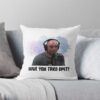 Joe Rogan, Have You Tried Dmt? Throw Pillow Official Joe Rogan Merch