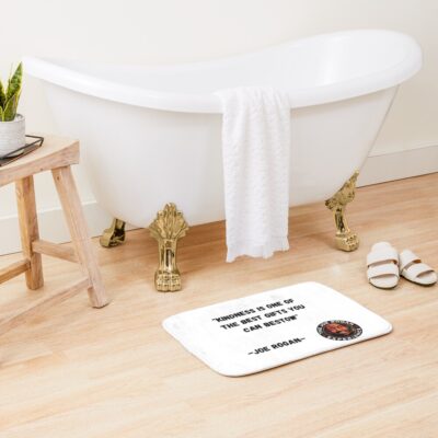 Joe Rogan Quote Bath Mat Official Joe Rogan Merch