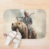 Joe Rogan Riding A Bear (+ Aliens) Bath Mat Official Joe Rogan Merch