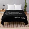 Joe Rogan Go Forth Quote Throw Blanket Official Joe Rogan Merch