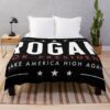 Joe Rogan For President Throw Blanket Official Joe Rogan Merch