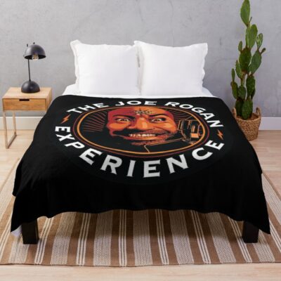 Jre Joe Rogan Experience Podcast Logo Classic Throw Blanket Official Joe Rogan Merch