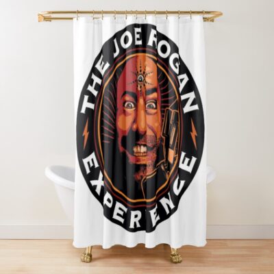 The Joe Rogan Experience Shower Curtain Official Joe Rogan Merch